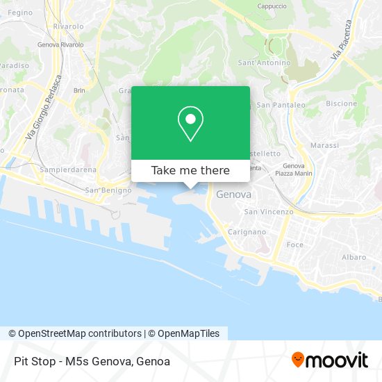 Pit Stop - M5s Genova map