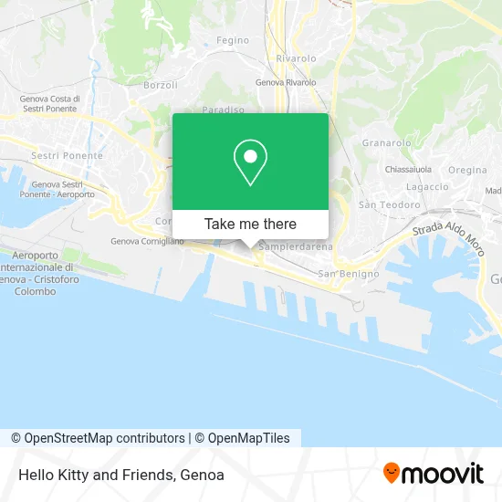 Hello Kitty and Friends map