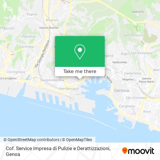 Cof. Service Impresa di Pulizie e Derattizzazioni map