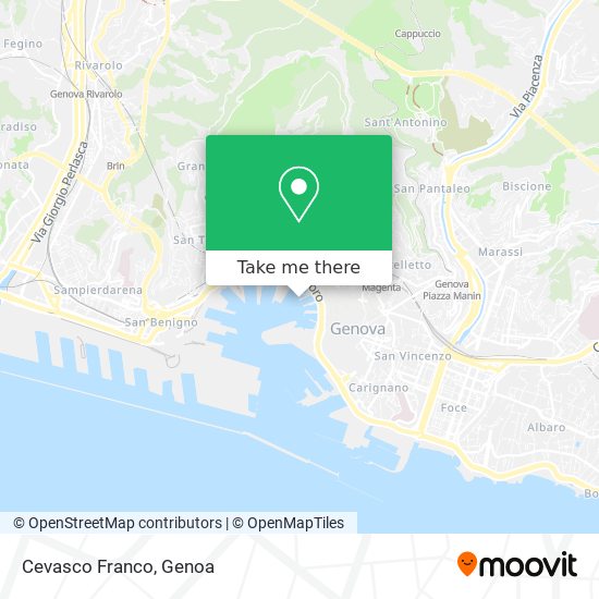 Cevasco Franco map