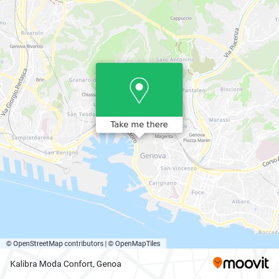 Kalibra Moda Confort map