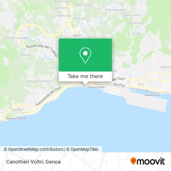 Canottieri Voltri map
