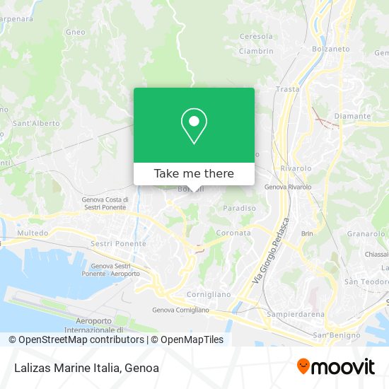Lalizas Marine Italia map