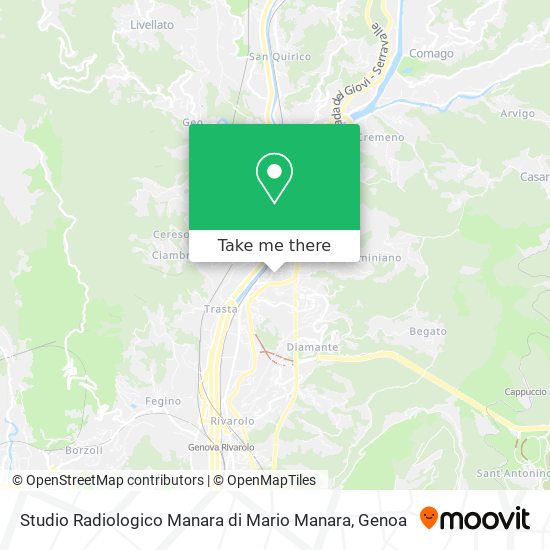 Studio Radiologico Manara di Mario Manara map