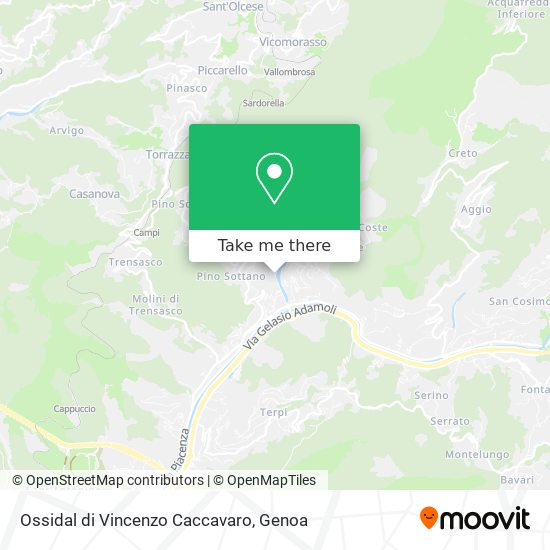 Ossidal di Vincenzo Caccavaro map