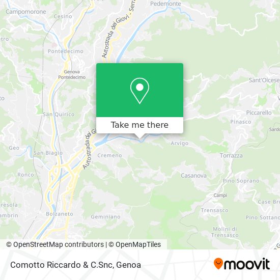 Comotto Riccardo & C.Snc map