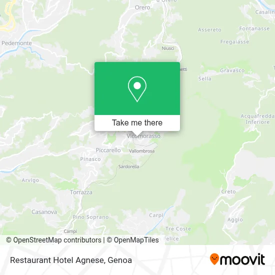 Restaurant Hotel Agnese map