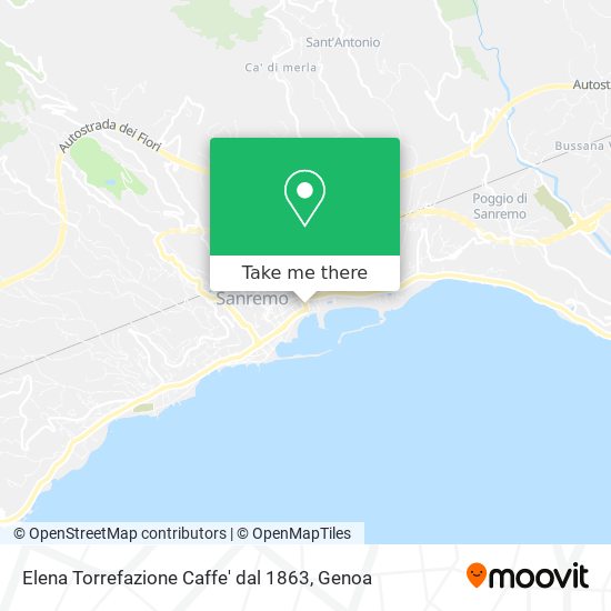 Elena Torrefazione Caffe' dal 1863 map