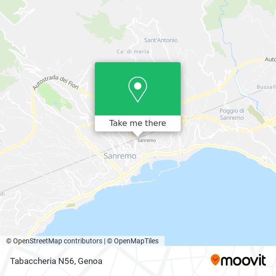 Tabaccheria N56 map
