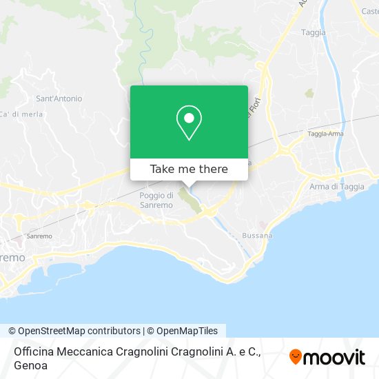 Officina Meccanica Cragnolini Cragnolini A. e C. map