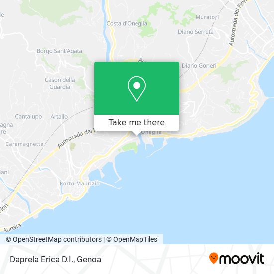 Daprela Erica D.I. map