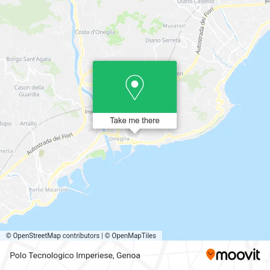 Polo Tecnologico Imperiese map