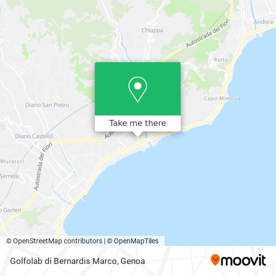 Golfolab di Bernardis Marco map