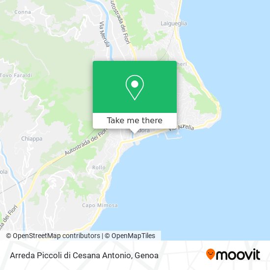 Arreda Piccoli di Cesana Antonio map