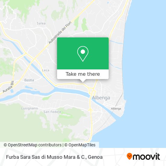 Furba Sara Sas di Musso Mara & C. map