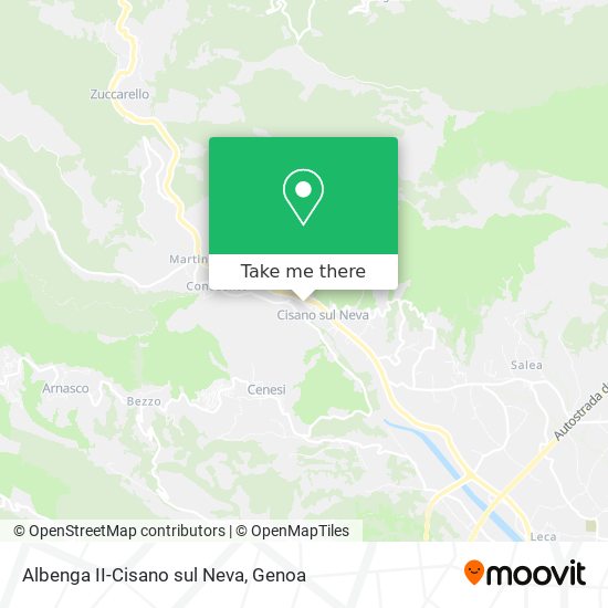 Albenga II-Cisano sul Neva map