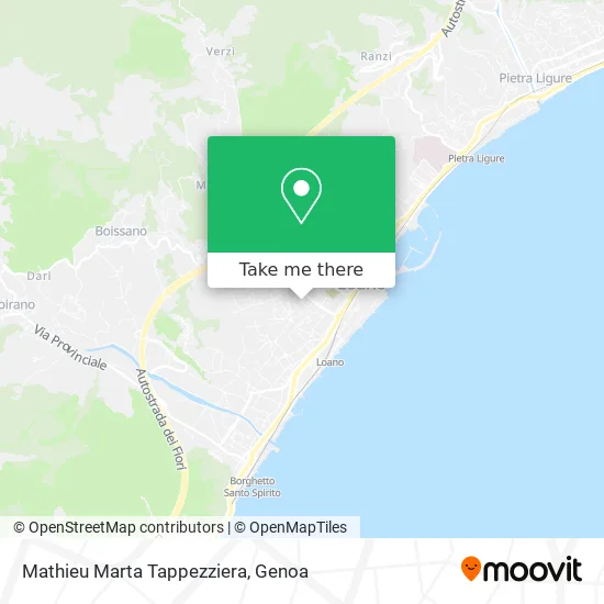 Mathieu Marta Upholsterer map