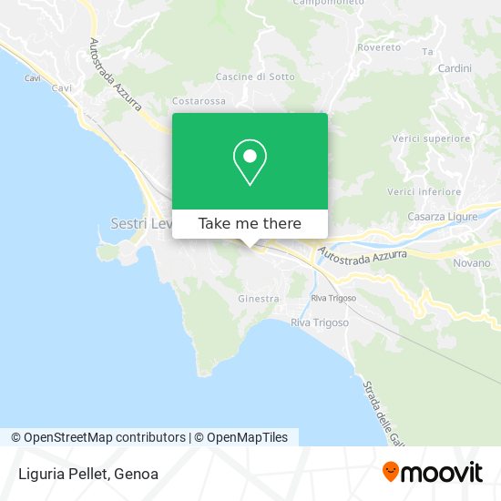 Liguria Pellet map