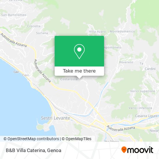 B&B Villa Caterina map