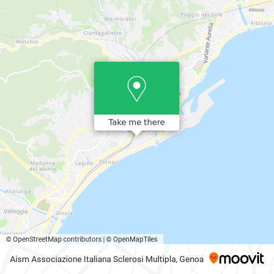 Aism Associazione Italiana Sclerosi Multipla map
