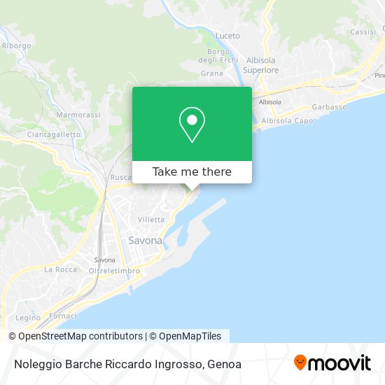 Noleggio Barche Riccardo Ingrosso map