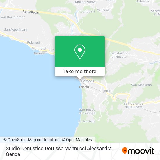 Studio Dentistico Dott.ssa Mannucci Alessandra map