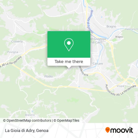 La Gioia di Adry map