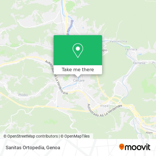 Sanitas Ortopedia map