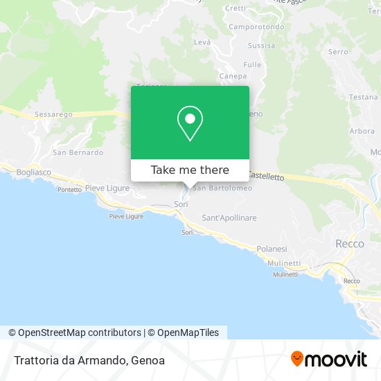 Trattoria da Armando map