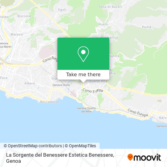La Sorgente del Benessere Estetica Benessere map