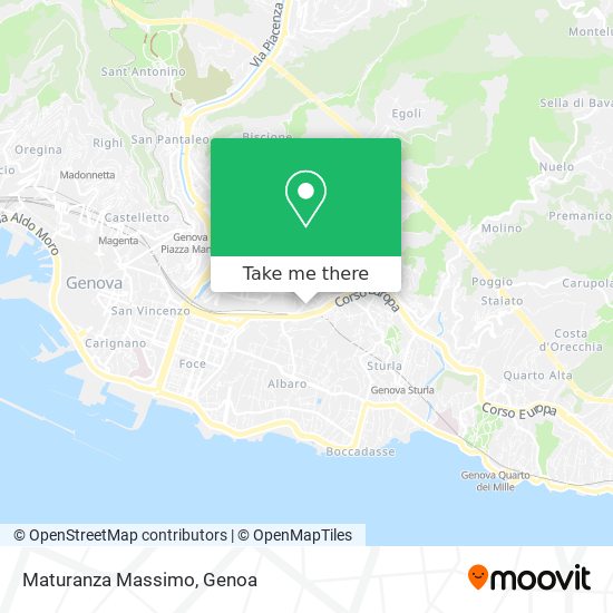 Maturanza Massimo map