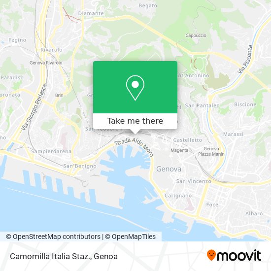 Camomilla Italia Staz. map