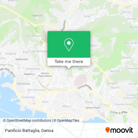 Panificio Battaglia map
