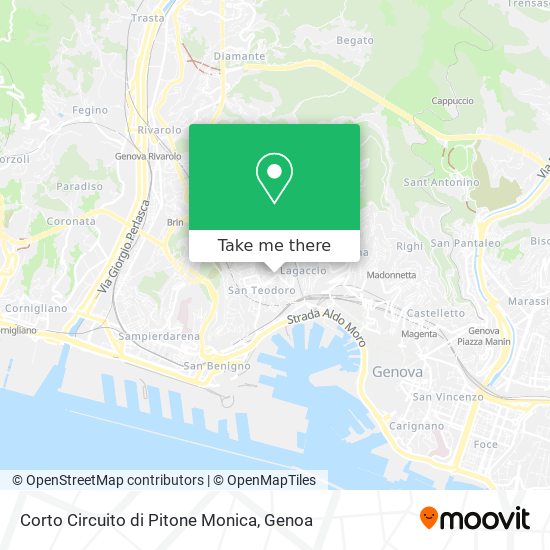 Corto Circuito di Pitone Monica map