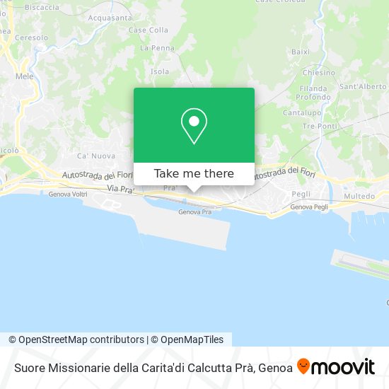 Suore Missionarie della Carita'di Calcutta Prà map