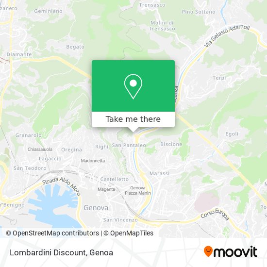 Lombardini Discount map