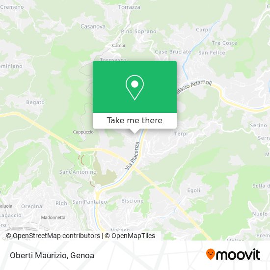 Oberti Maurizio map
