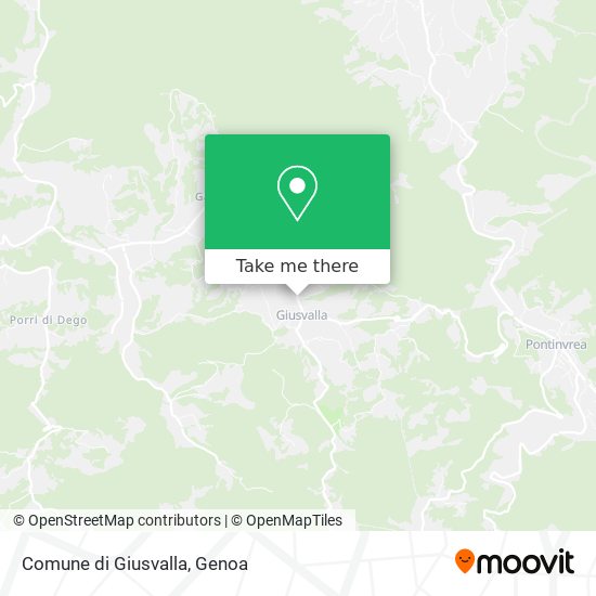 Comune di Giusvalla map