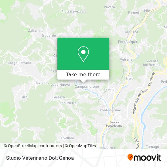 Studio Veterinario Dot map
