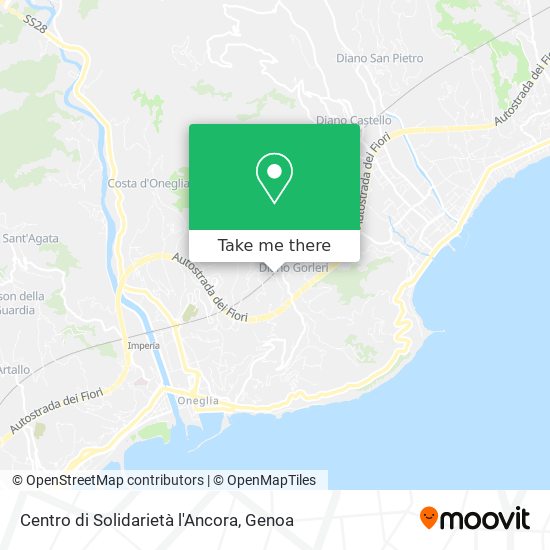 Centro di Solidarietà l'Ancora map