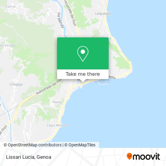 Lissari Lucia map