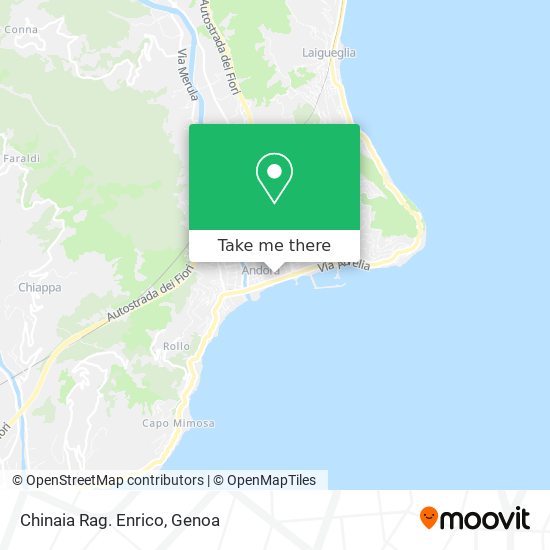 Chinaia Rag. Enrico map
