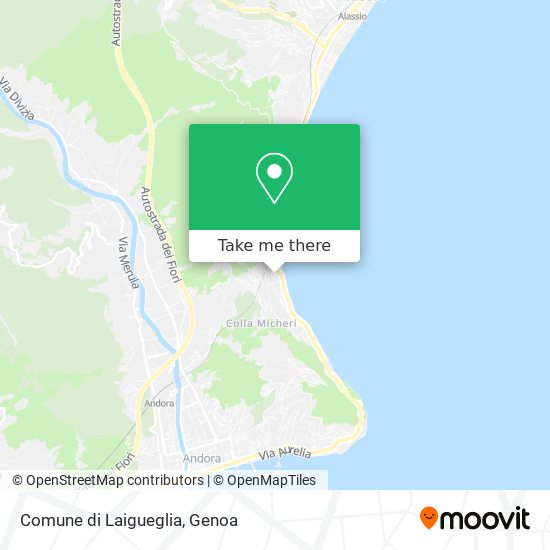 Comune di Laigueglia map