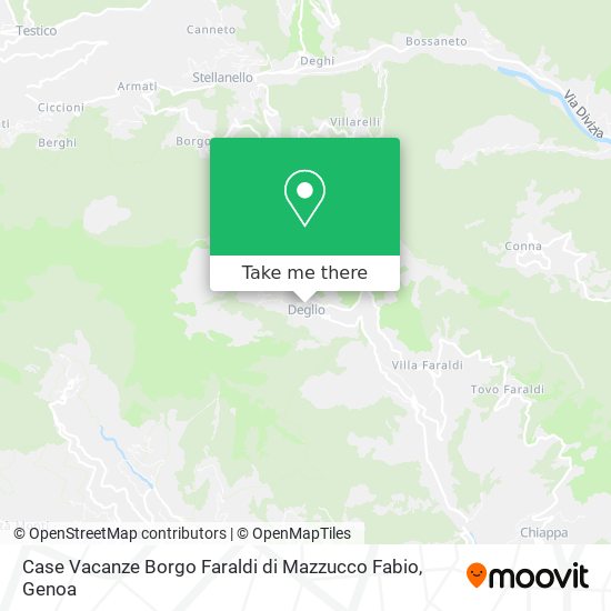 Case Vacanze Borgo Faraldi di Mazzucco Fabio map