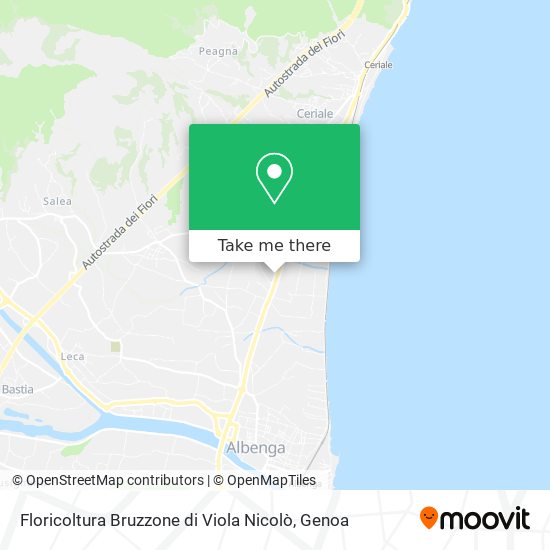 Floricoltura Bruzzone di Viola Nicolò map