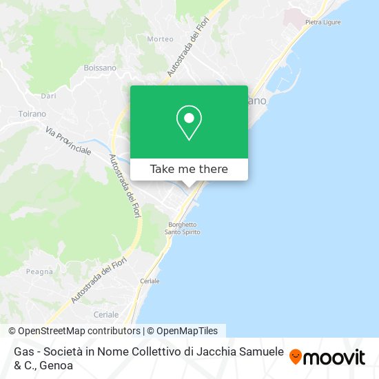 Gas - Società in Nome Collettivo di Jacchia Samuele & C. map