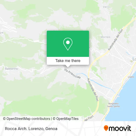 Rocca Arch. Lorenzo map