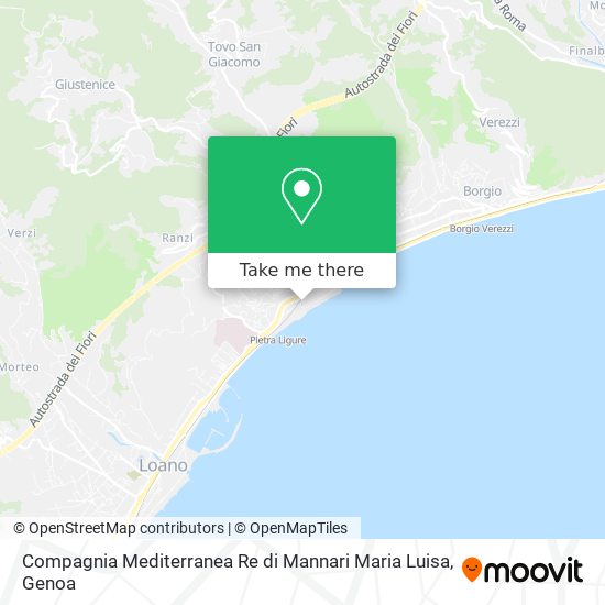 Compagnia Mediterranea Re di Mannari Maria Luisa map