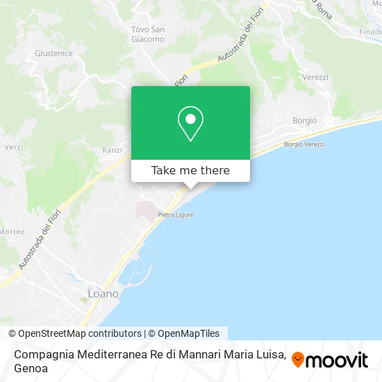 Compagnia Mediterranea Re di Mannari Maria Luisa map
