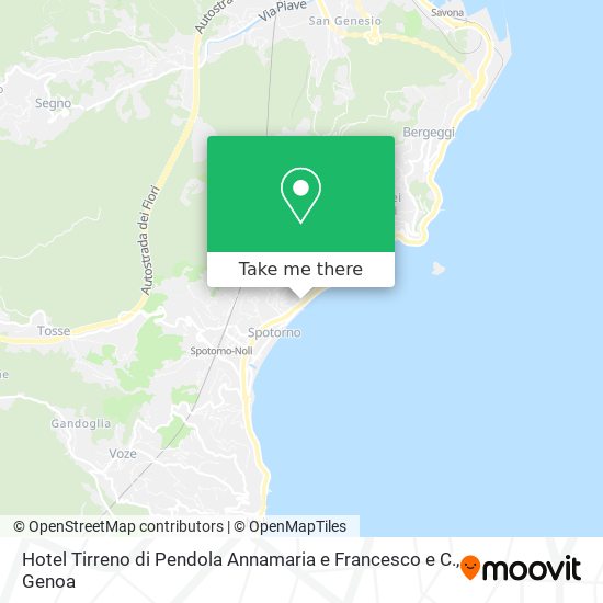 Hotel Tirreno di Pendola Annamaria e Francesco e C. map
